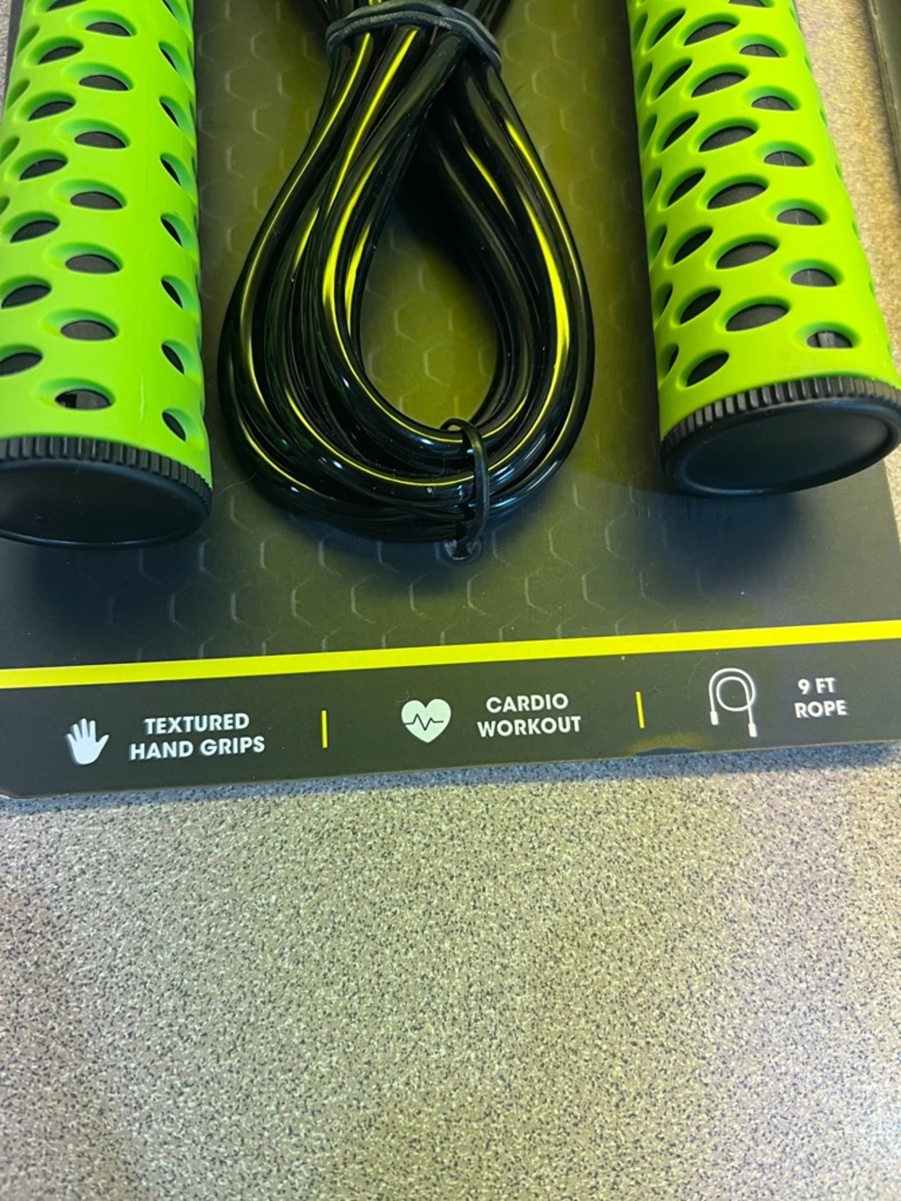 BeyondFit Jump Rope Set (2) – 9 FT Cardio Workout Ropes Blue & Green NEW - Picture 3 of 5
